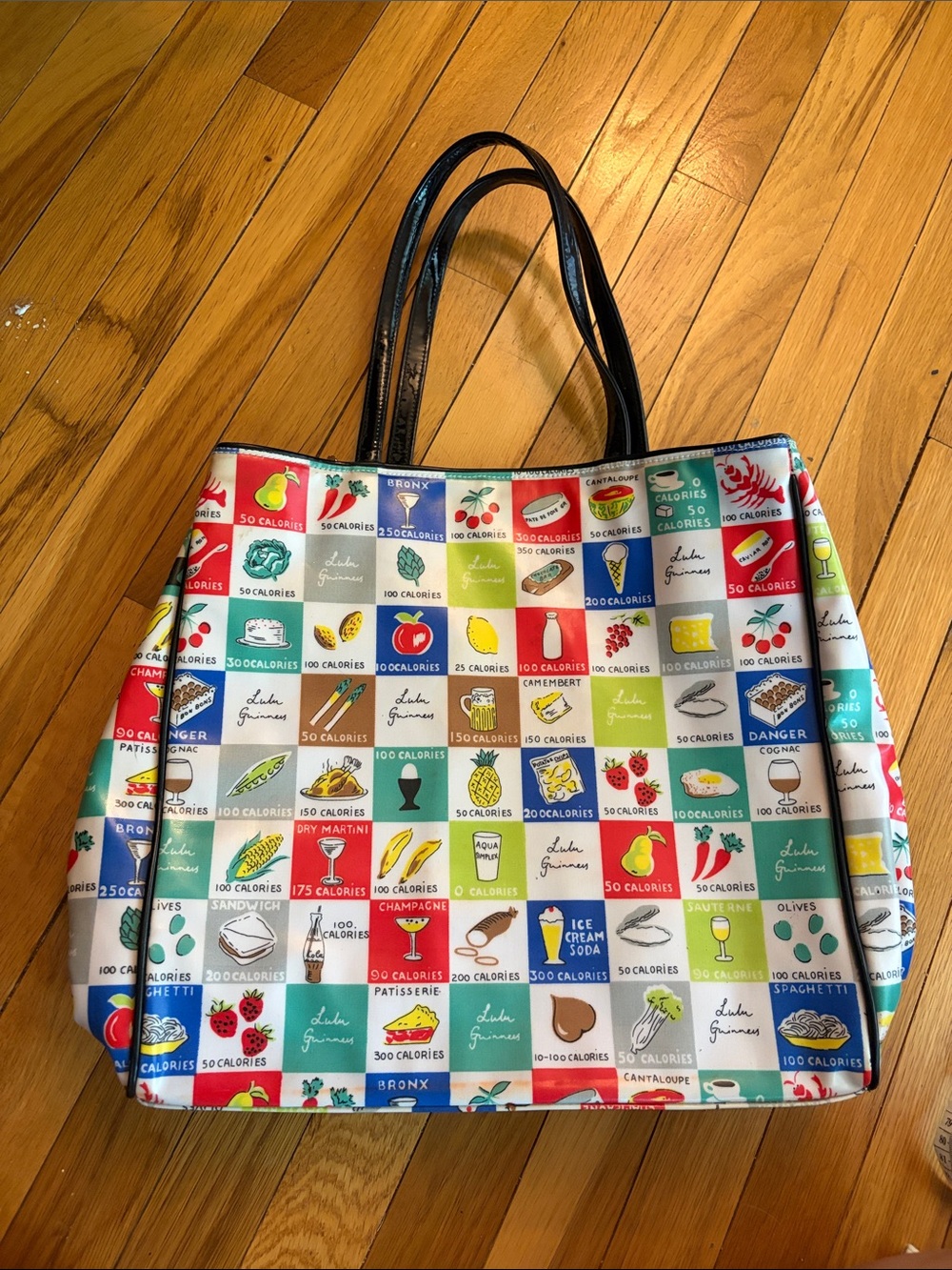 Lulu Guinness “Calories” Patterned Tote Bag - Multicolor
